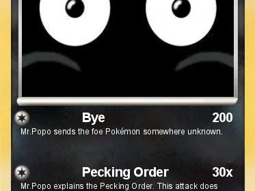 Mr. Popo meme card