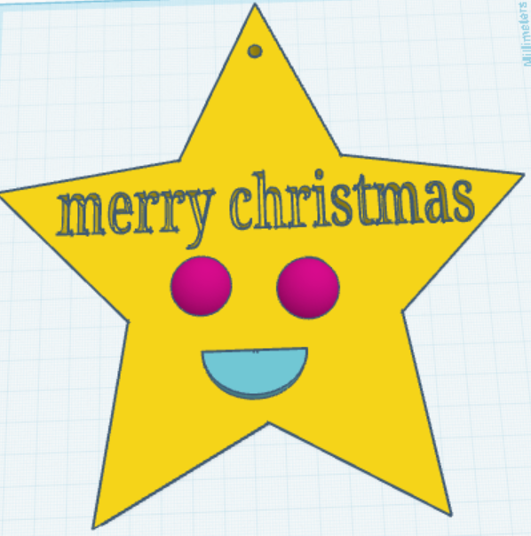 2025 Christmas star ornament