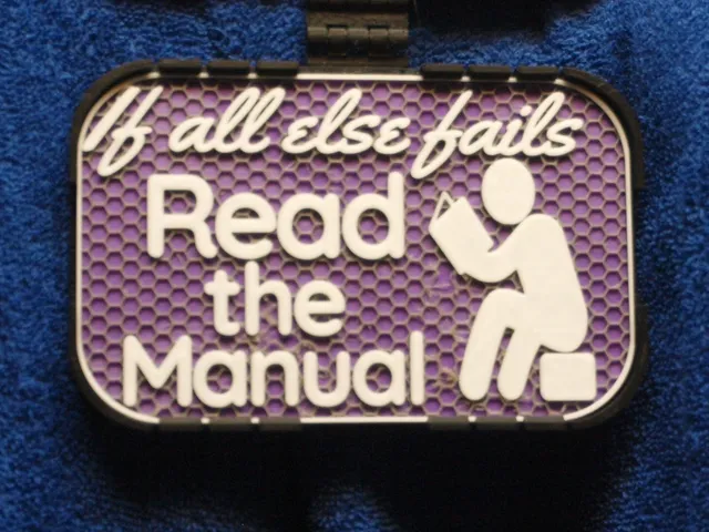 Read the Manual sign