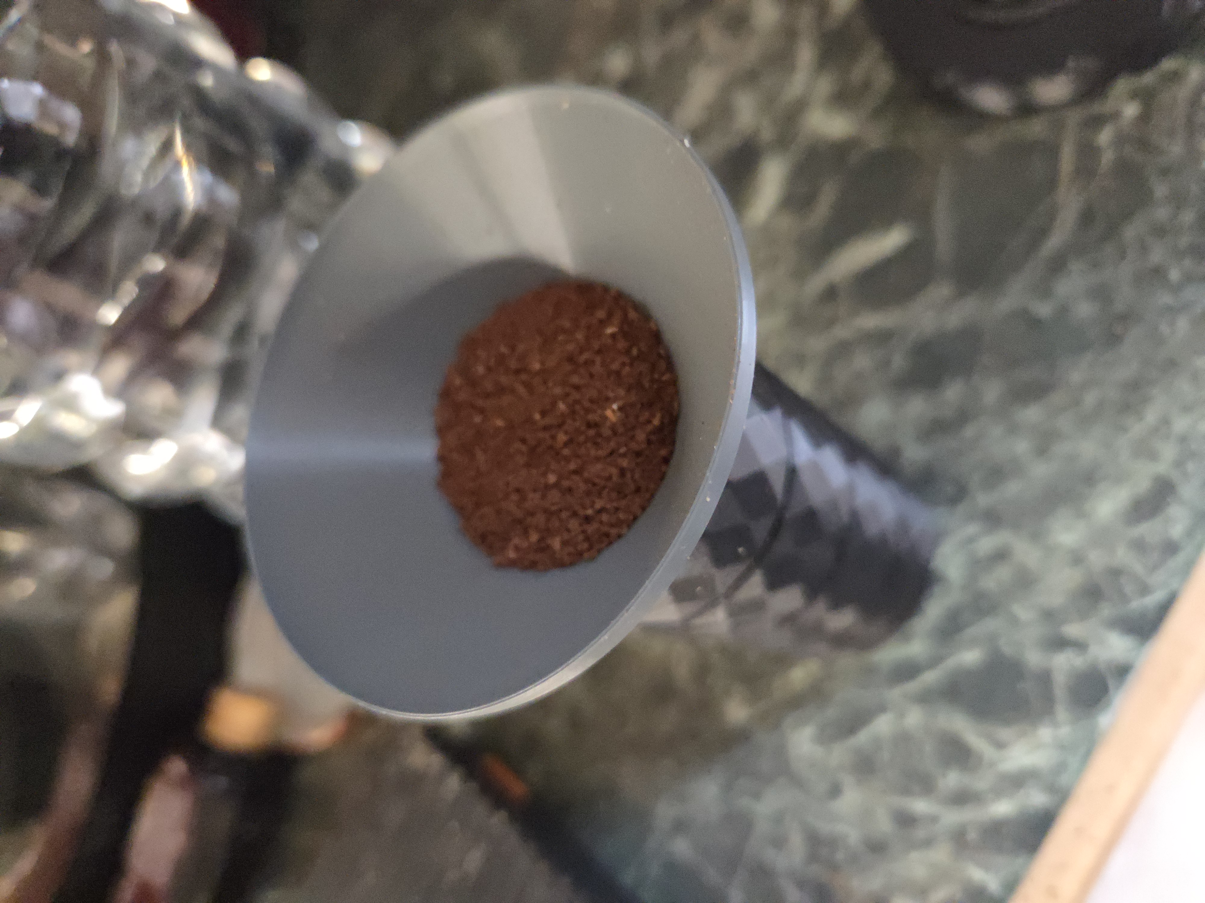 Ultralight funnel for Aeropress travel companion