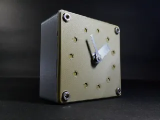 Industrial Style Desk Clock