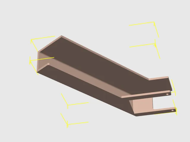 AD5X Poop Slide with raised edge