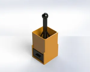 Compact filament trash can
