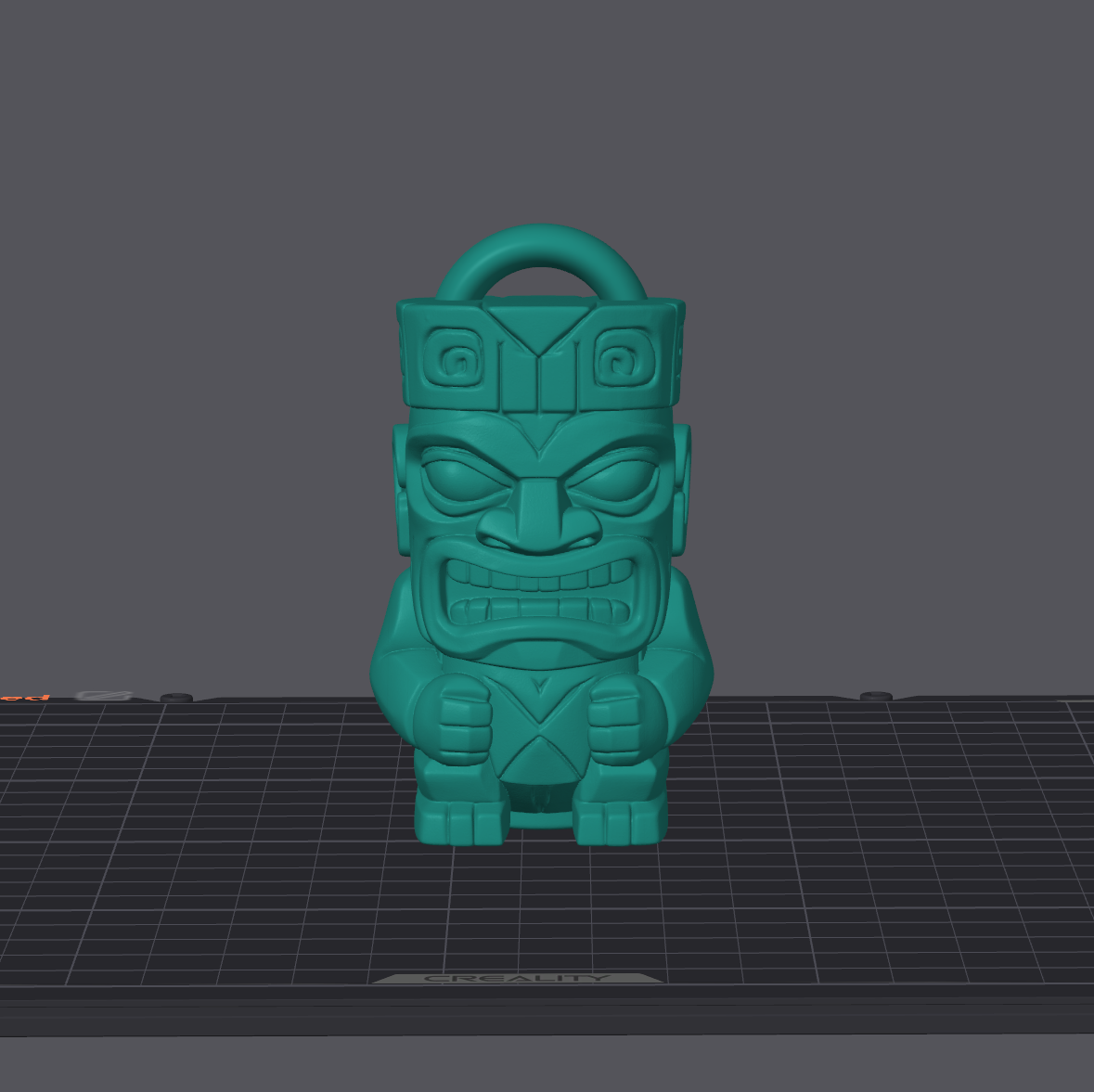 Tiki Keychain