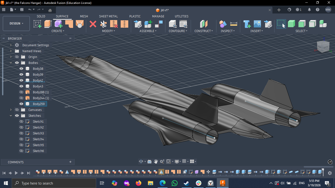Lockheed Sr-71 Black Bird