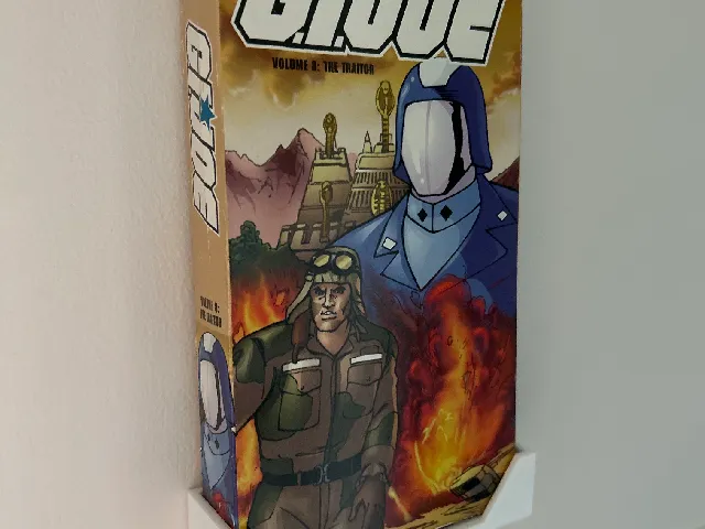 Single VHS Tape Wall Display
