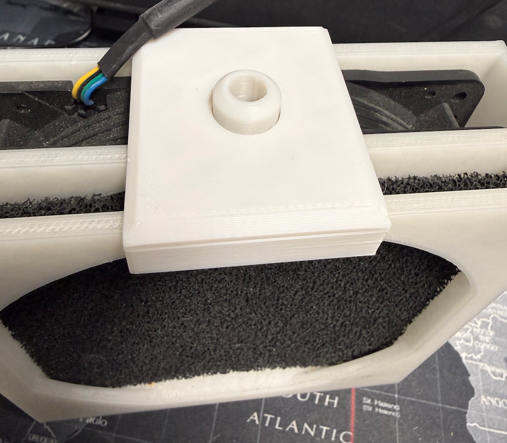 Fume extractor mount for Mic stand (Ikea Lånespelare) 3D model