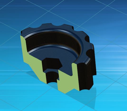 Plastic wing nut