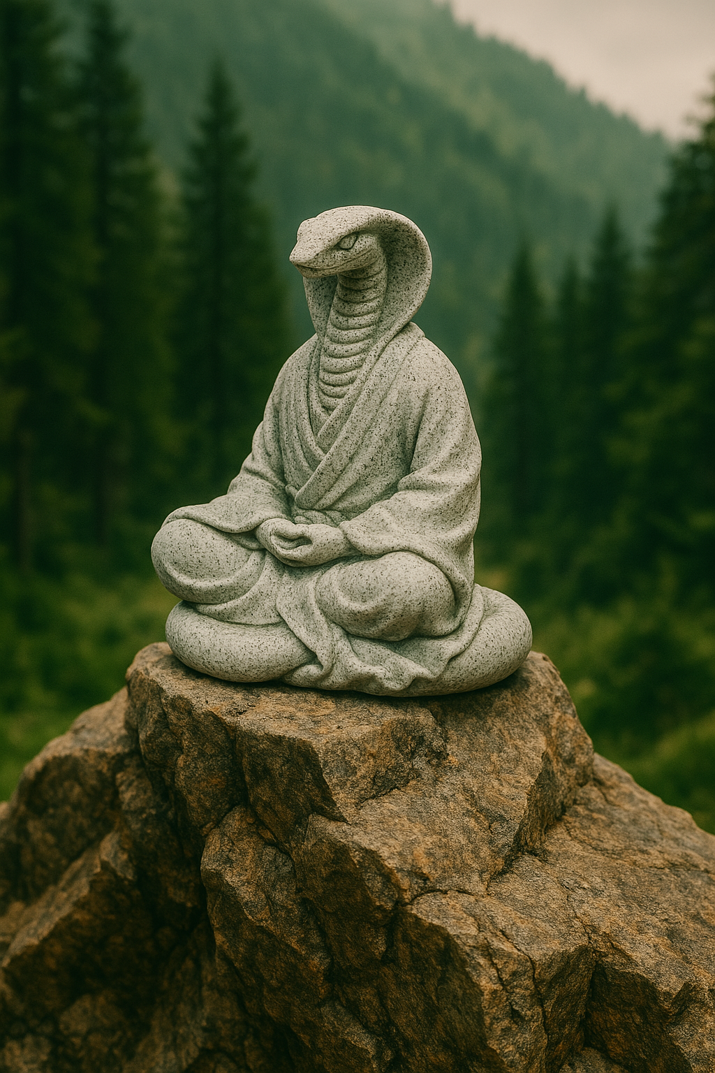 Snake -Meditating snake