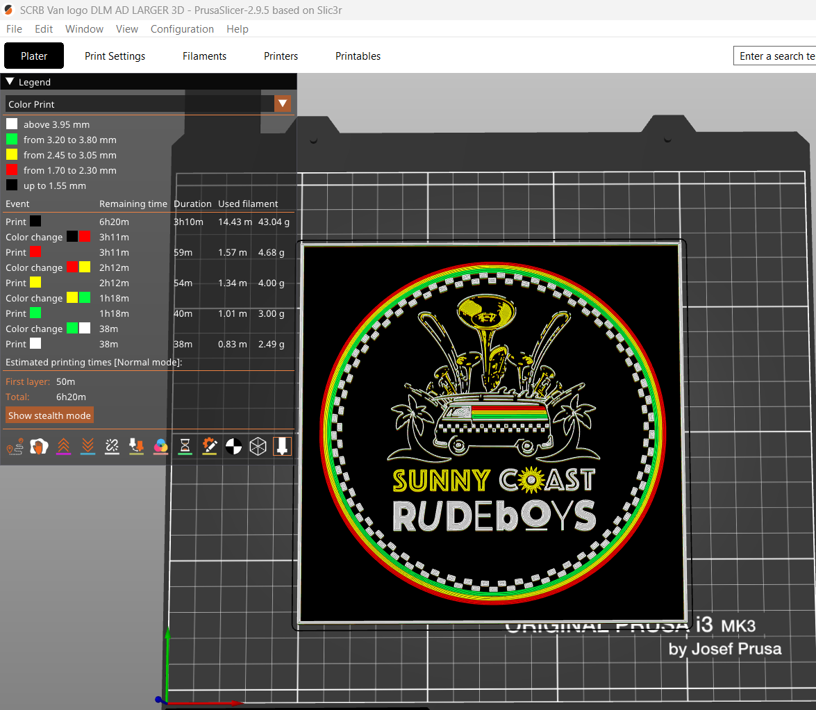 Sunny Coast Rude Boys - ska band 3d logo