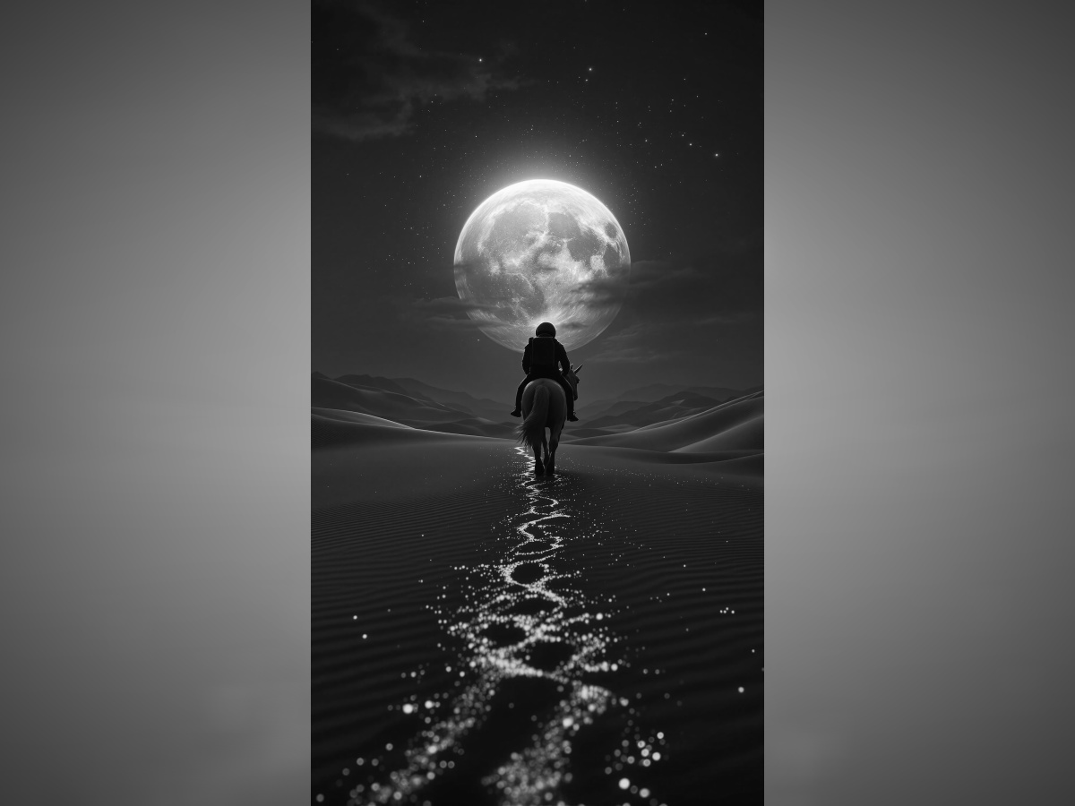 Moonlight Rider Hueforge