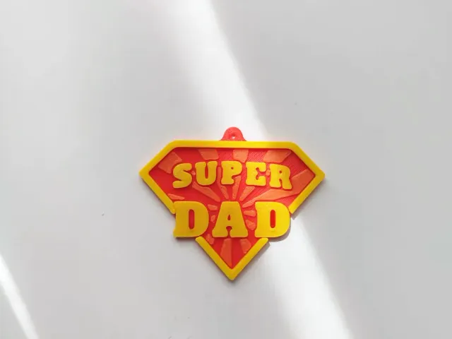 Super Dad - Name tag