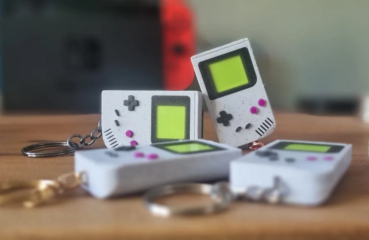 Gameboy Fidget Keychain by Mazz | Download free STL model