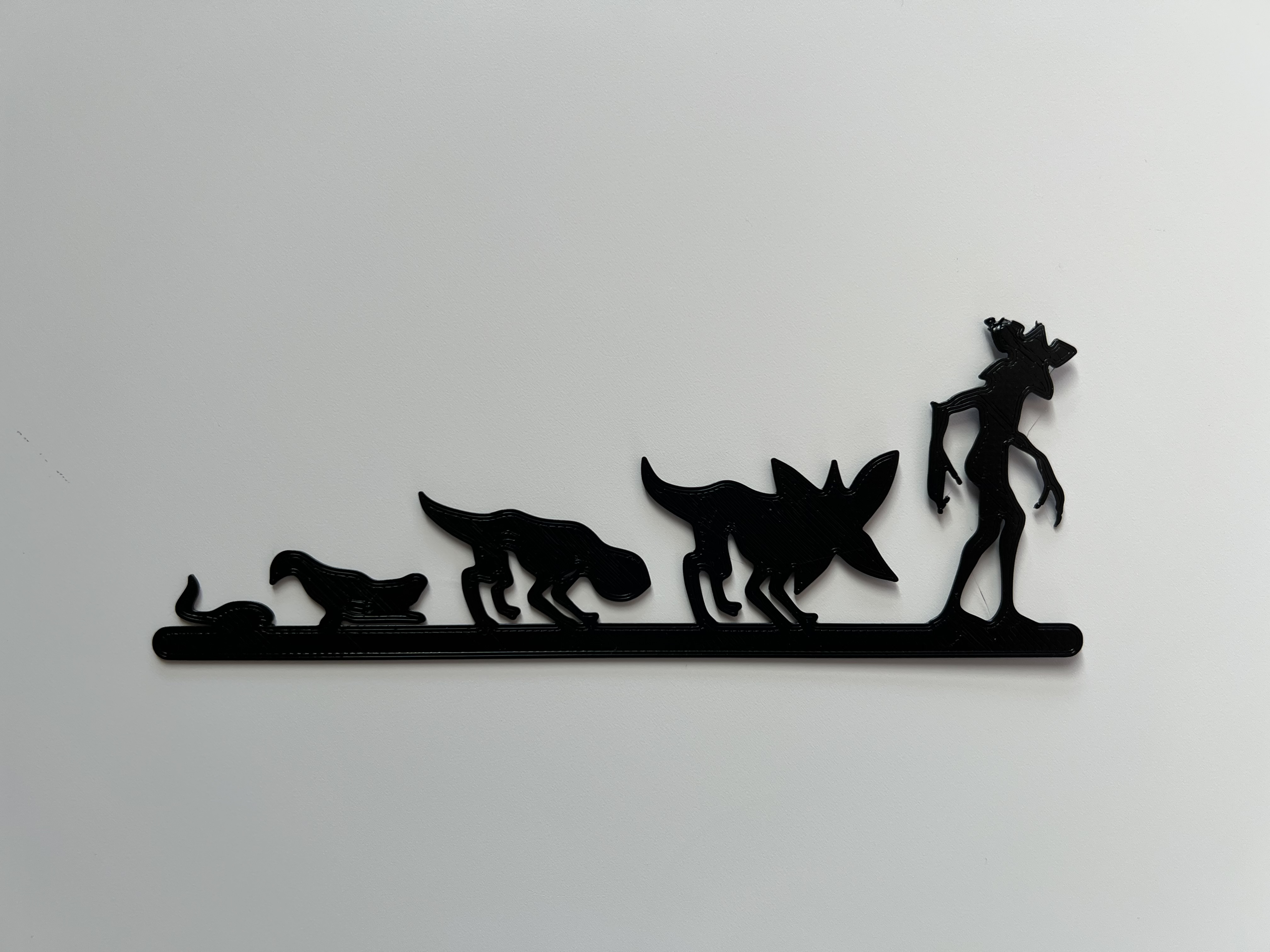 Demogorgon Evolution Wall Art (Stranger Things)