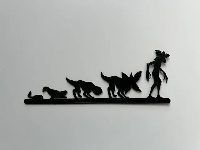 Demogorgon Evolution Wall Art (Stranger Things)