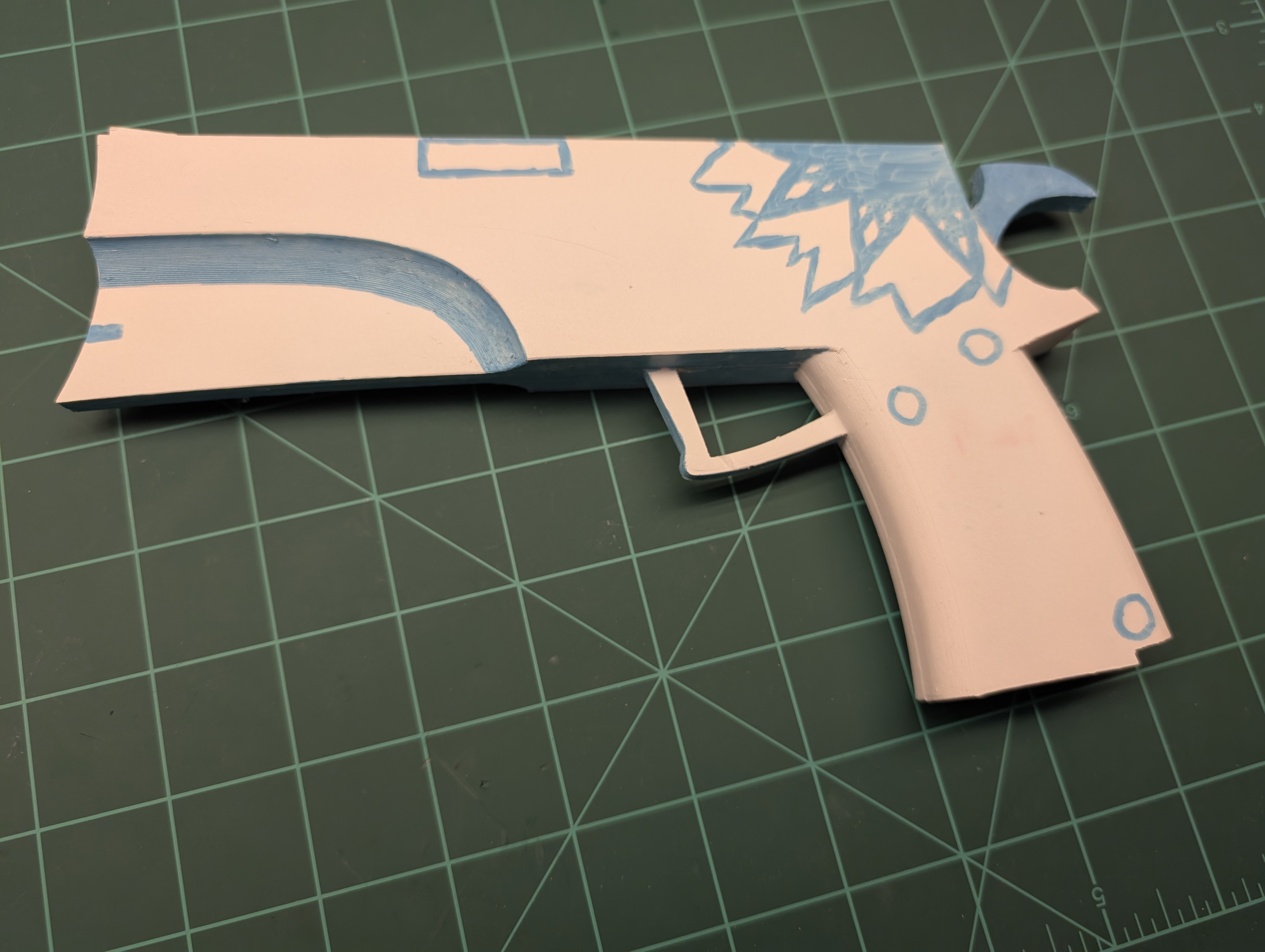 Panty's gun Backlace from Panty and Stocking