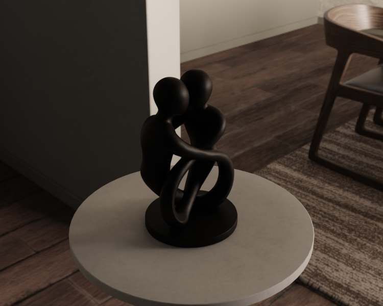 Miniatura 5 do modelo 3D Lovers Intertwined