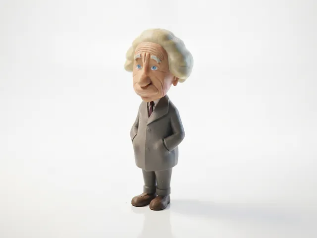 Albert Einstein Figurine Historical Figure 3D Printable