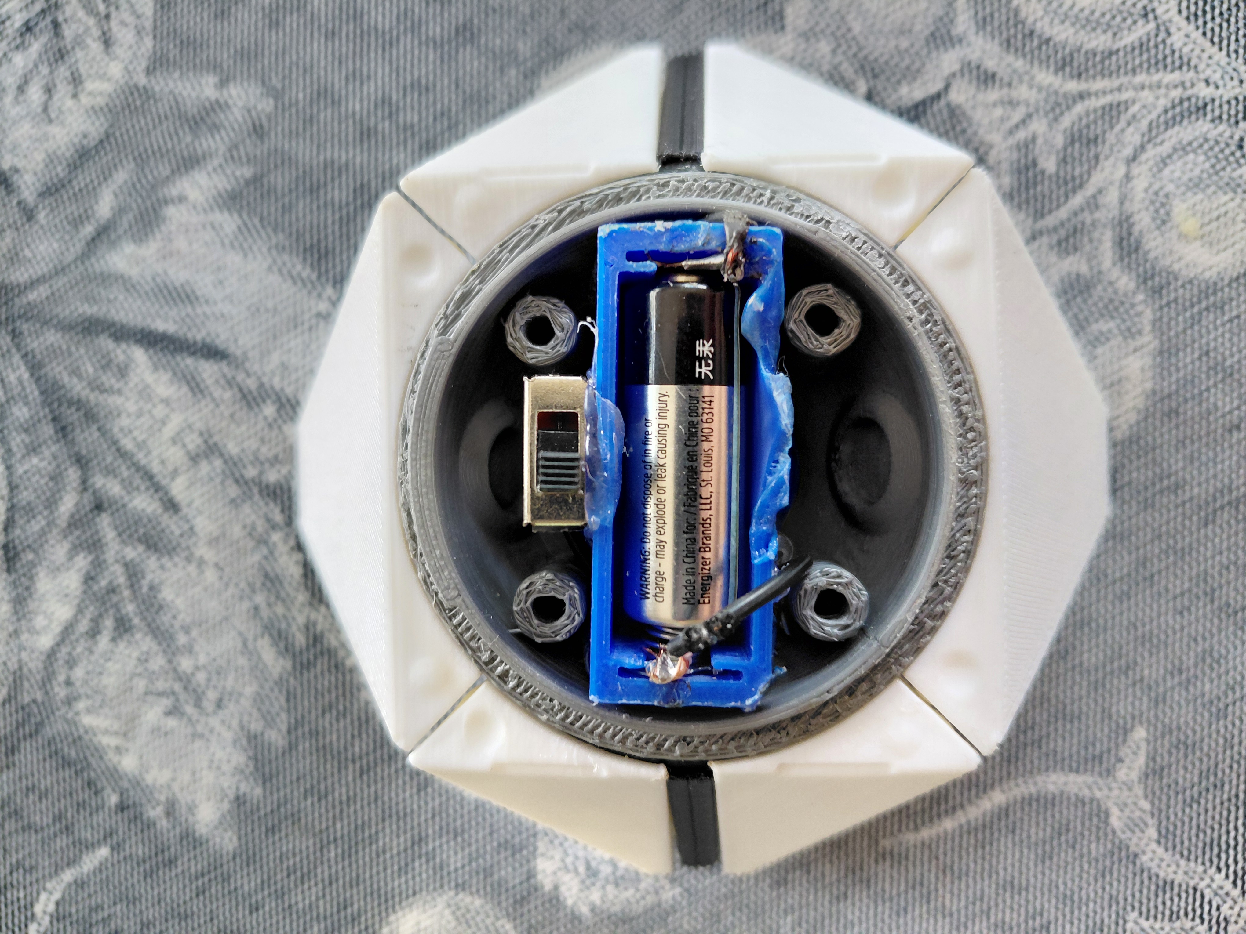A23 battery holder for destiny 2 ghost