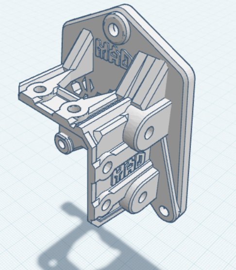 3DO Camera with BLTouch mout holes 3D model thumbnail