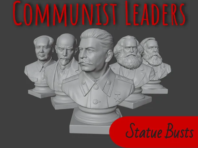 Communist Leader Busts