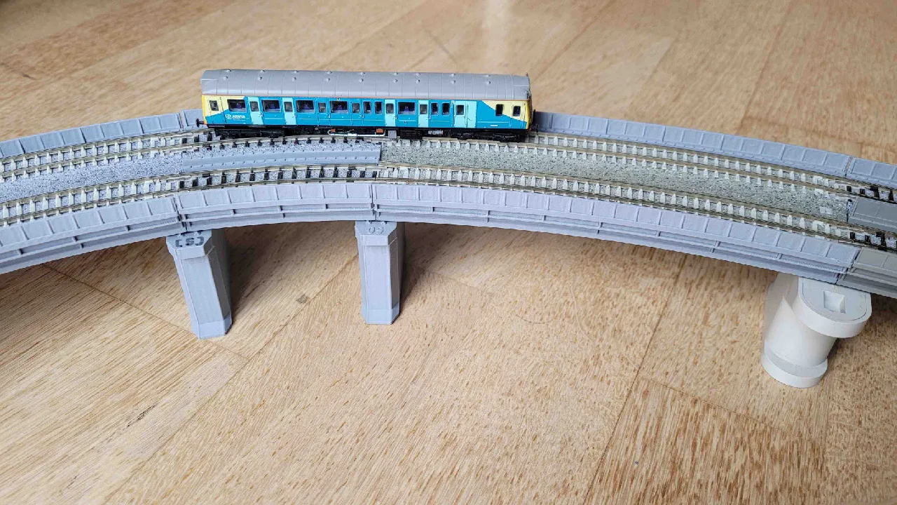 Viaduct Kato Train Track N V12 Double Track Viaduct Set Kato USA