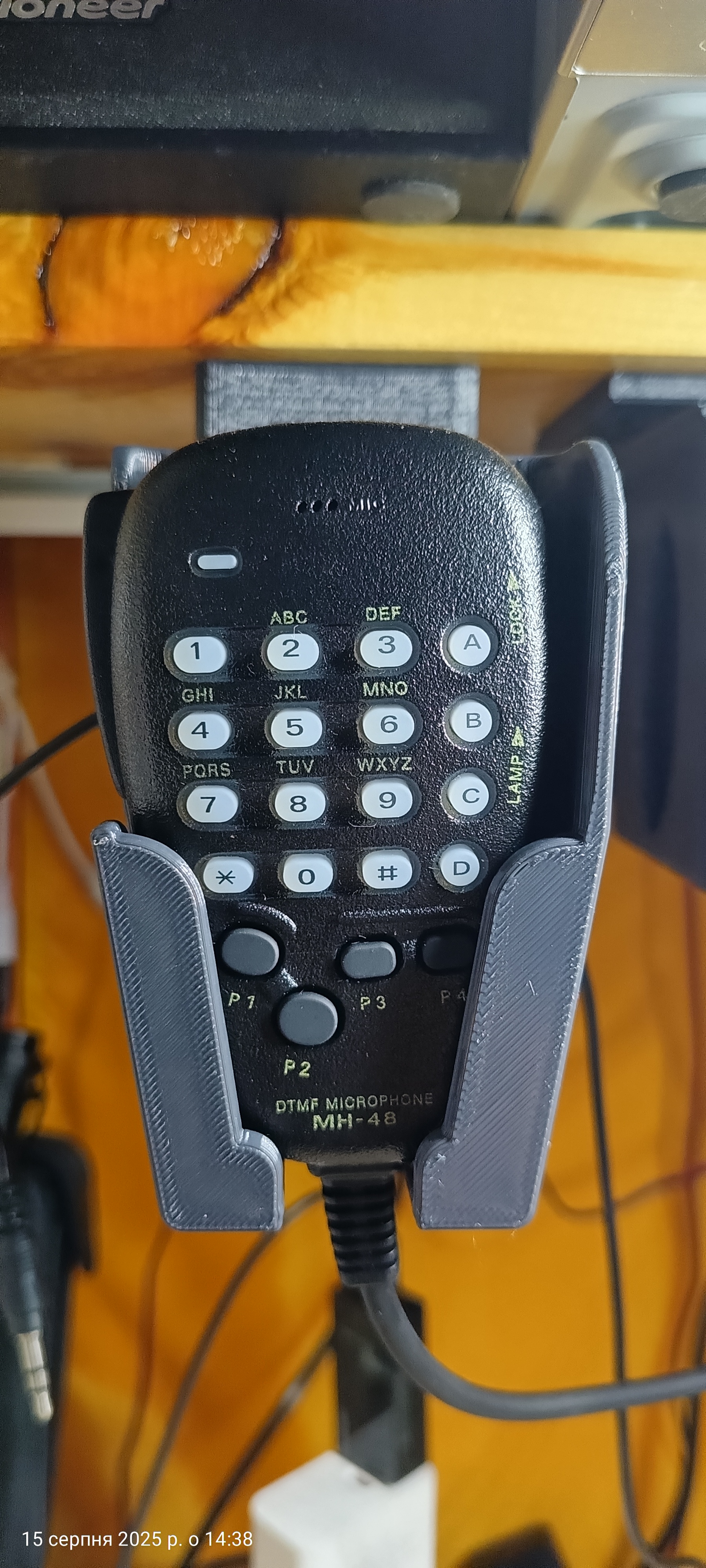 Holder for transceiver tangent.