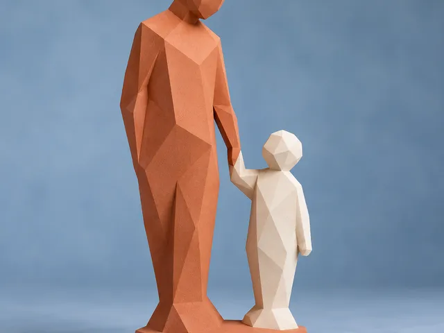 Low Poly Parent and Child