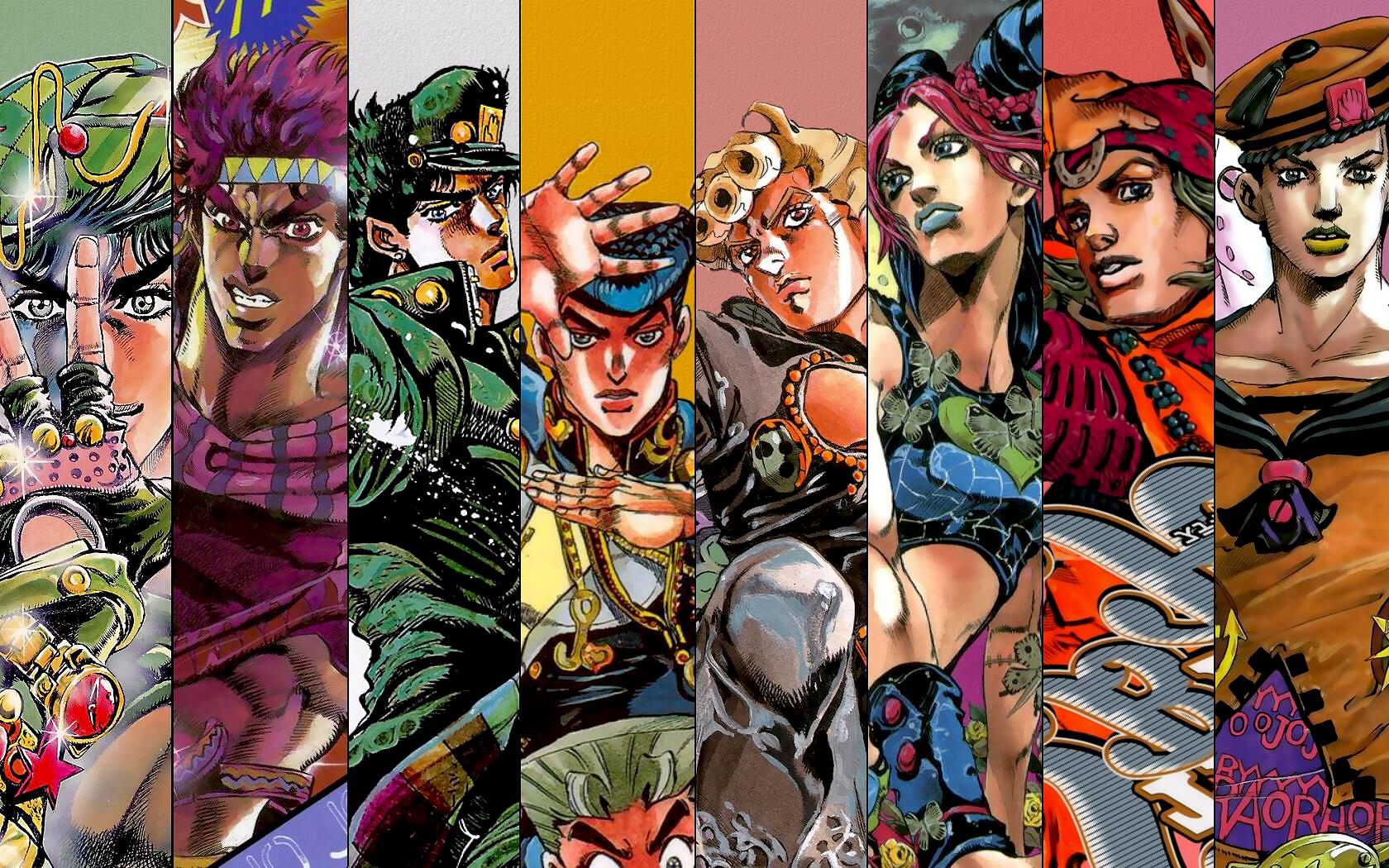 jojo' bizzare adventure lithophane monocrom