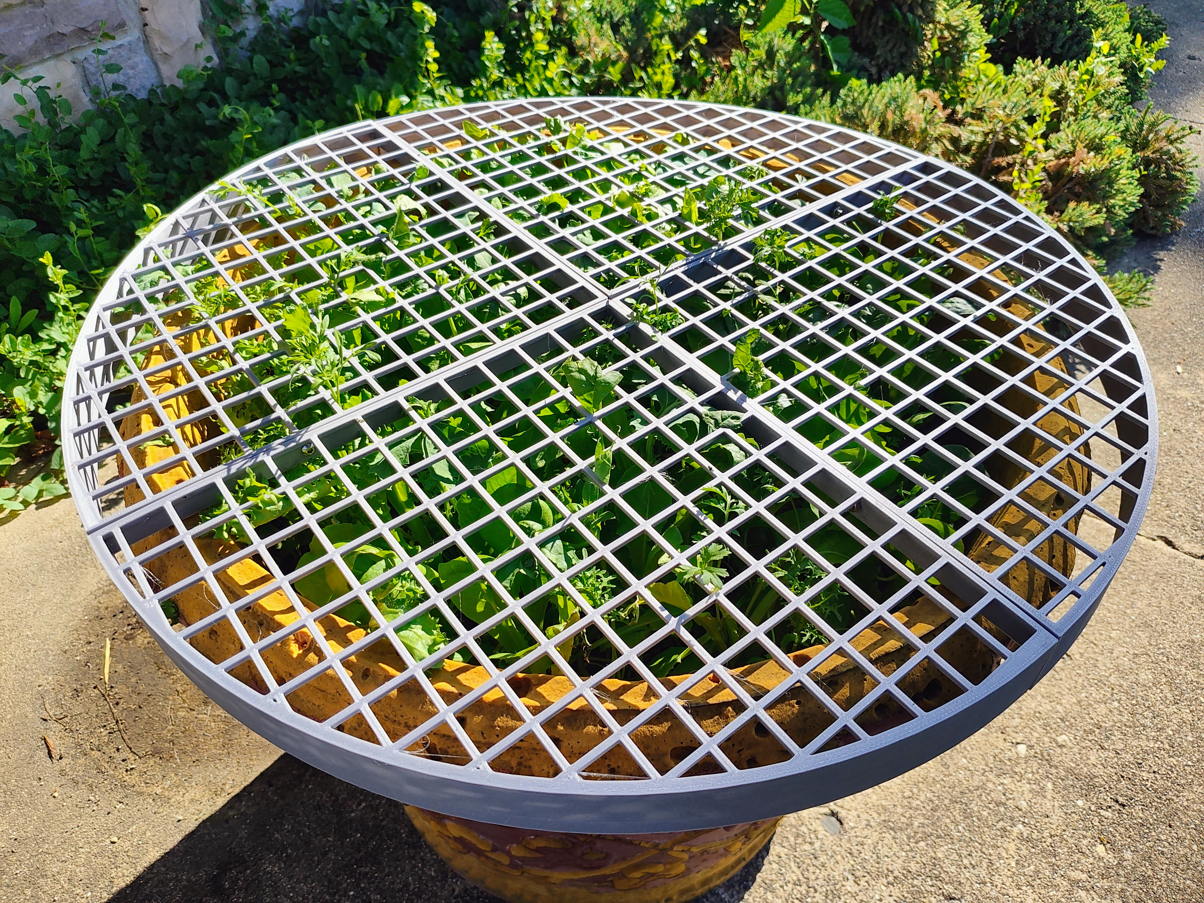 Parametric Round or Rectangular Multi-piece Grates