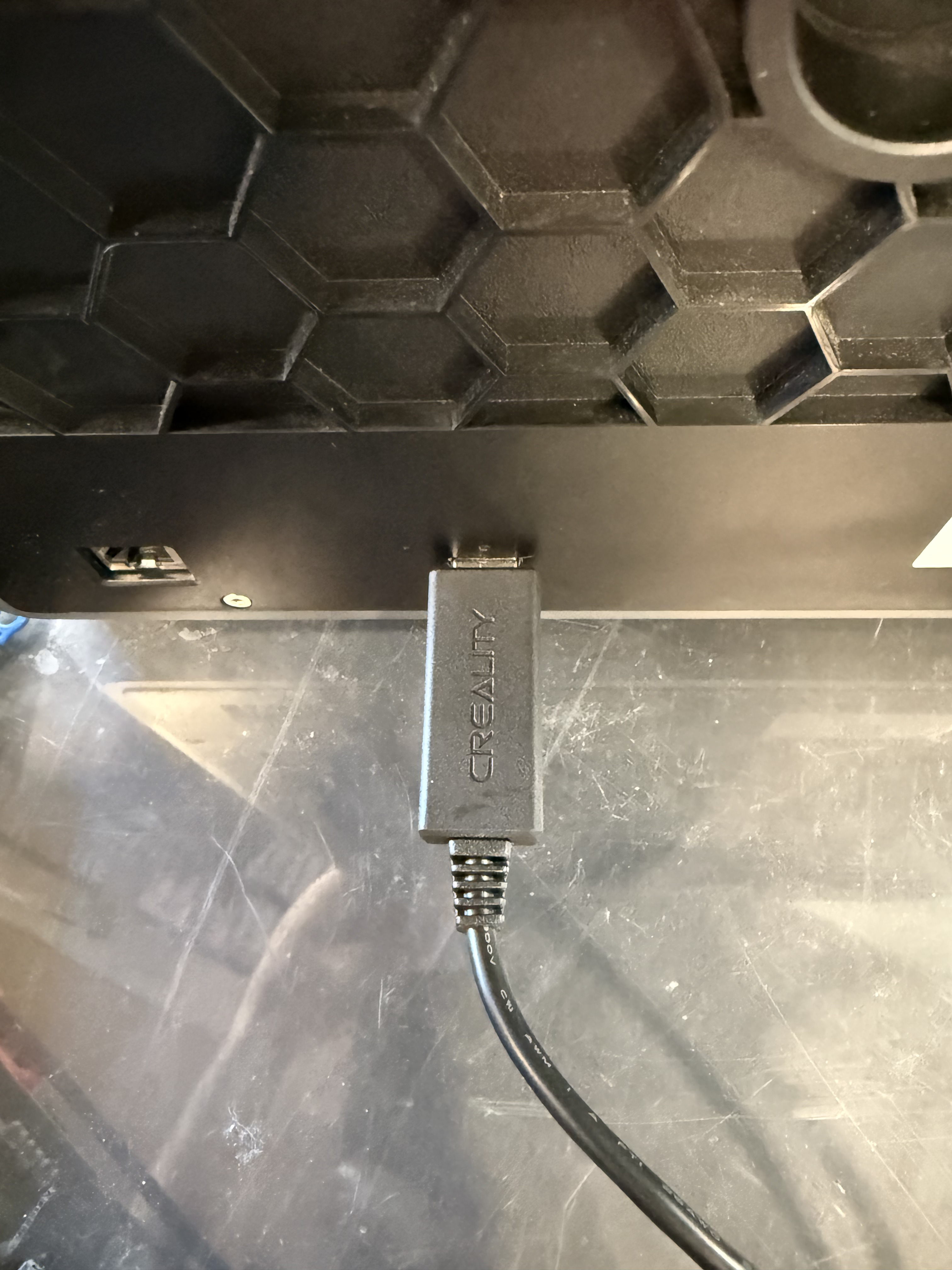 Creality K1 Max PIITR (Put it in the rear) USB port relocation