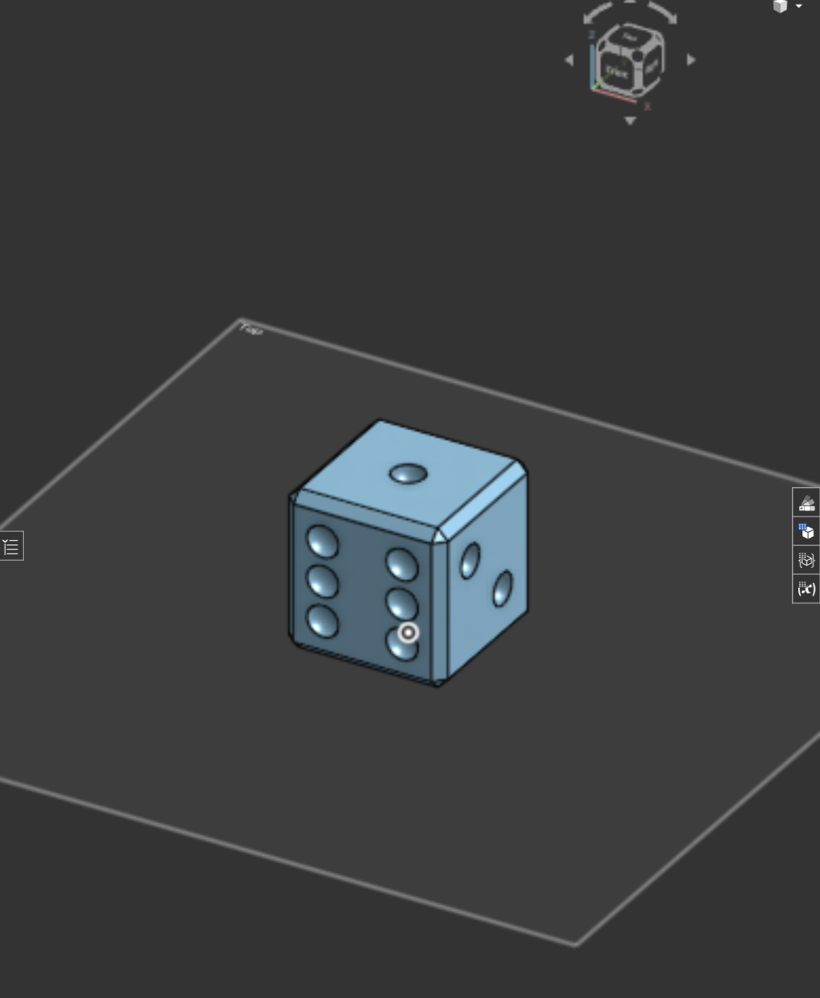 Miniatura 2 do modelo 3D Playing dice
