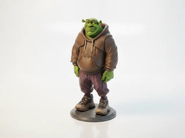 Street Shrek Statue Urban Style 3D Printable