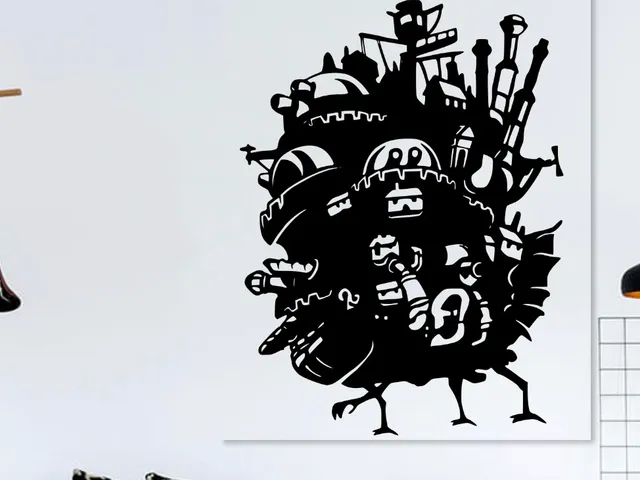 Howl's Moving Castle 2d Wall art