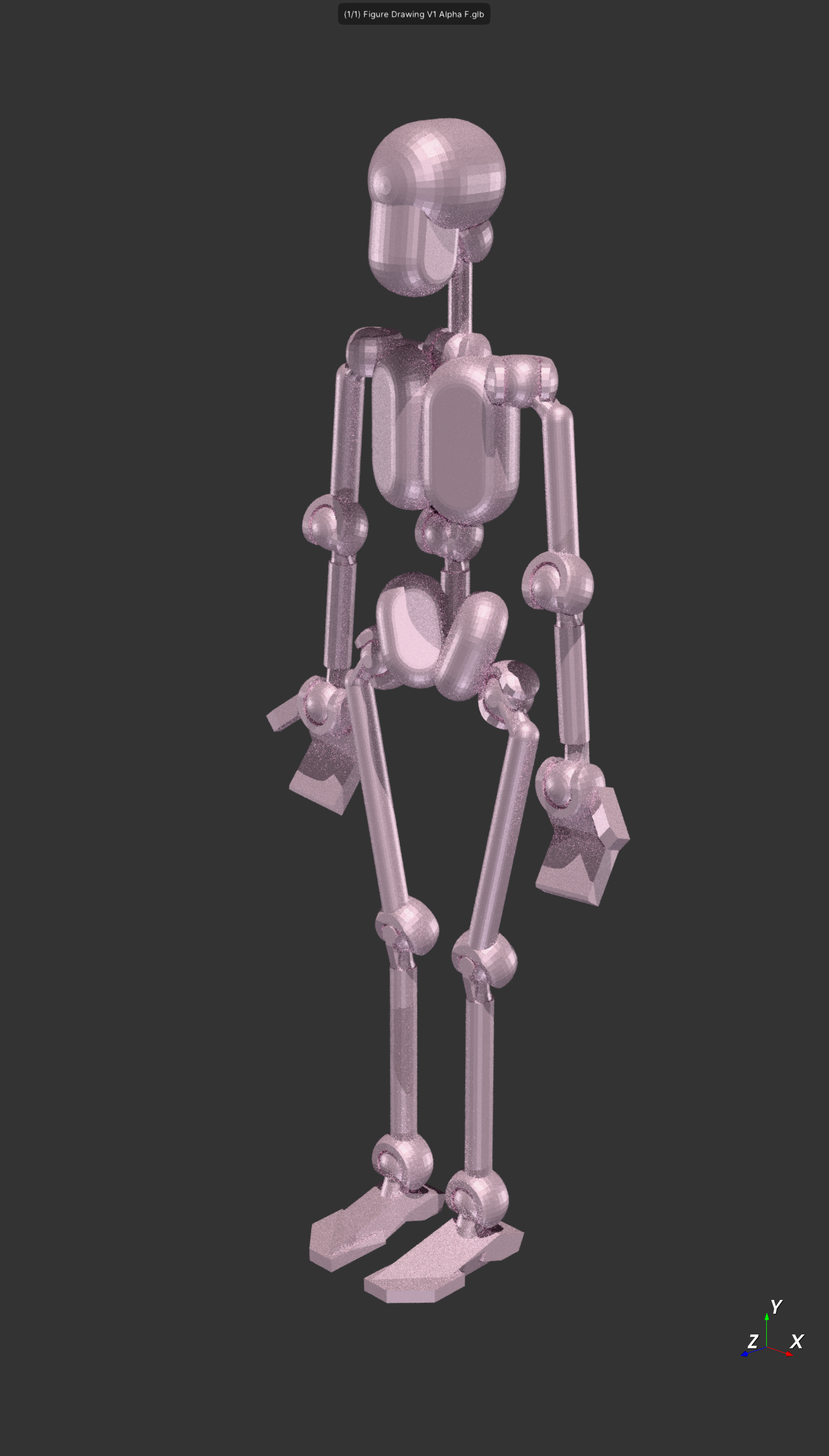 Drawing Reference Skeleton, Simplified (Early Alpha Release) — thumbnail 3