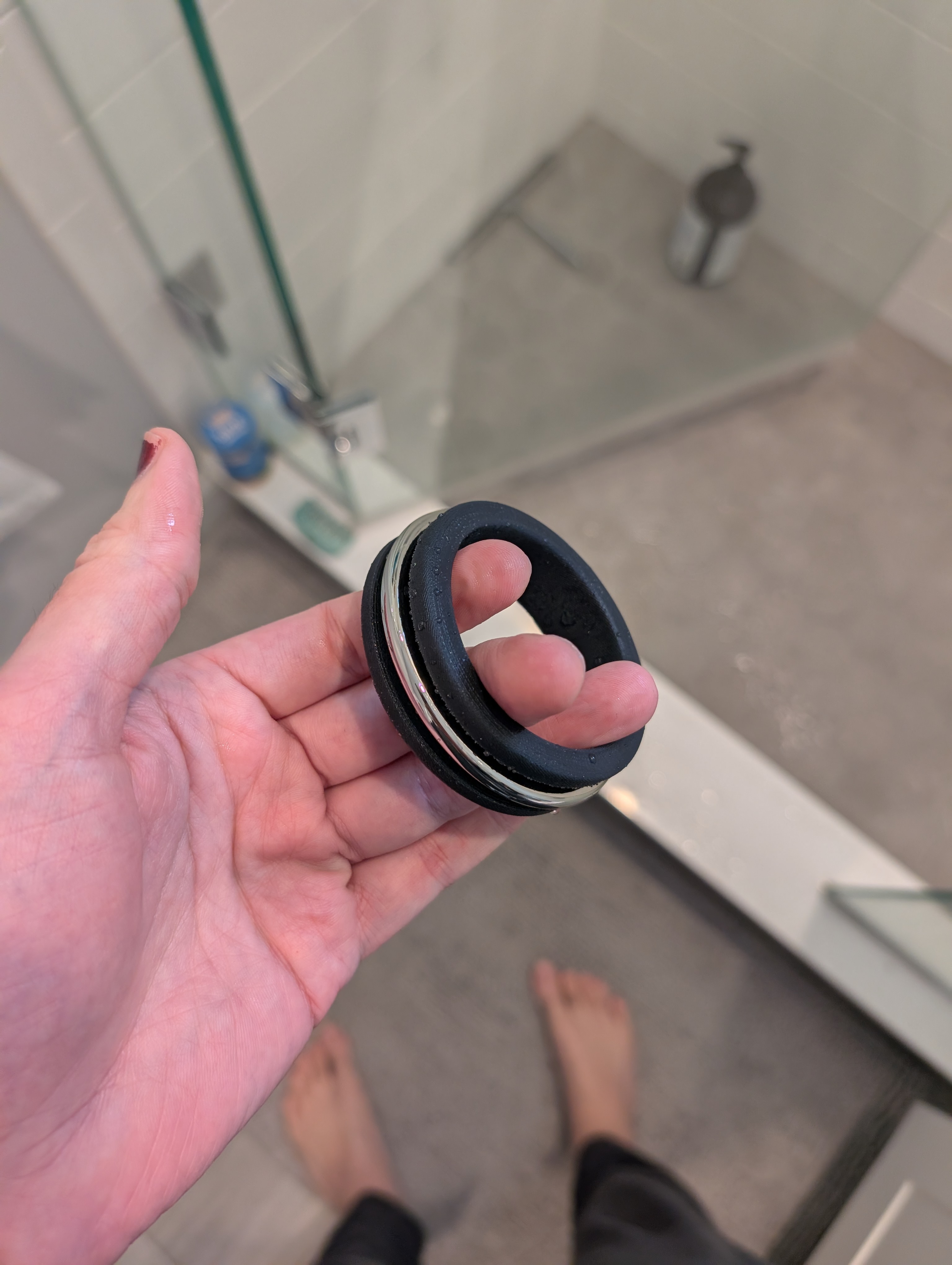 Strap-on harness cock ring — miniatura 2
