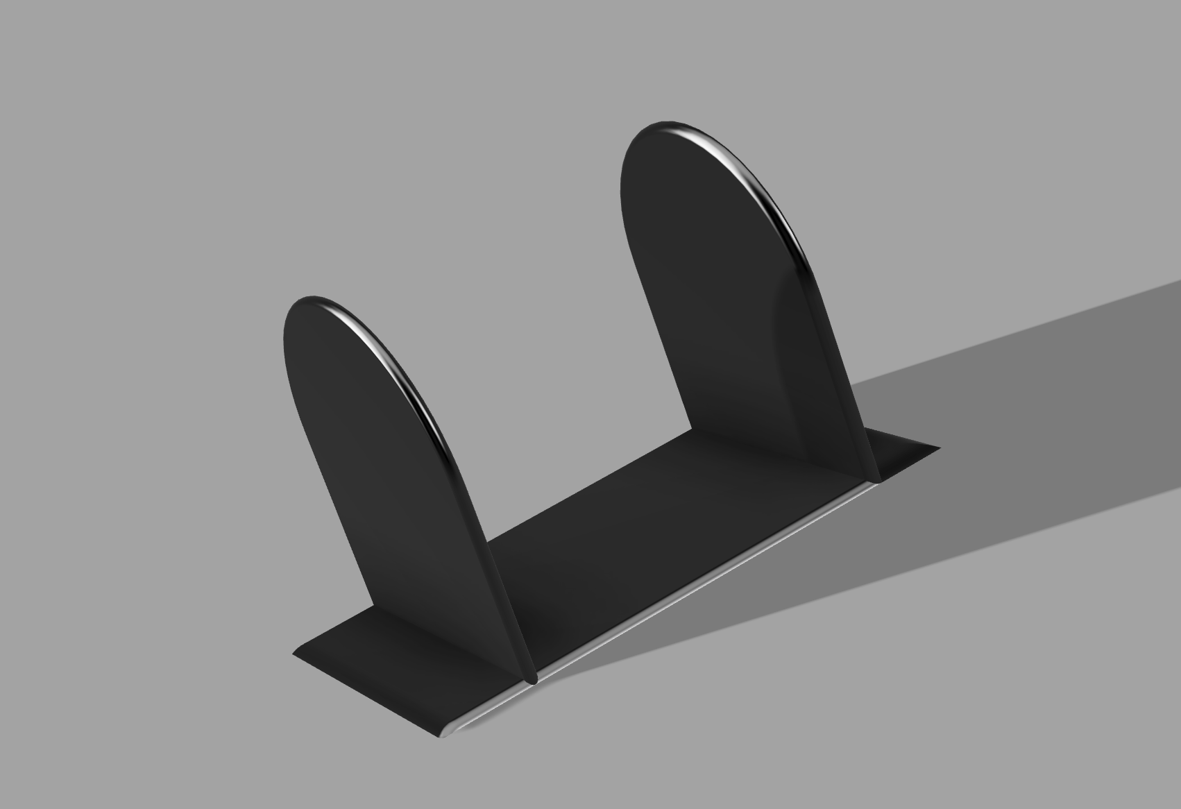 Bookstand/holder sleek modern 1 part