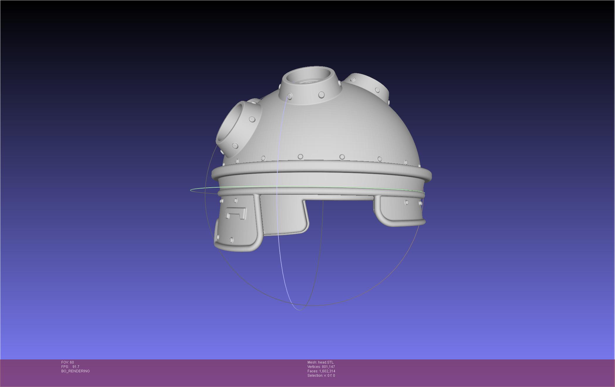 Ultrakill Gutterman Helmet — miniatura 6