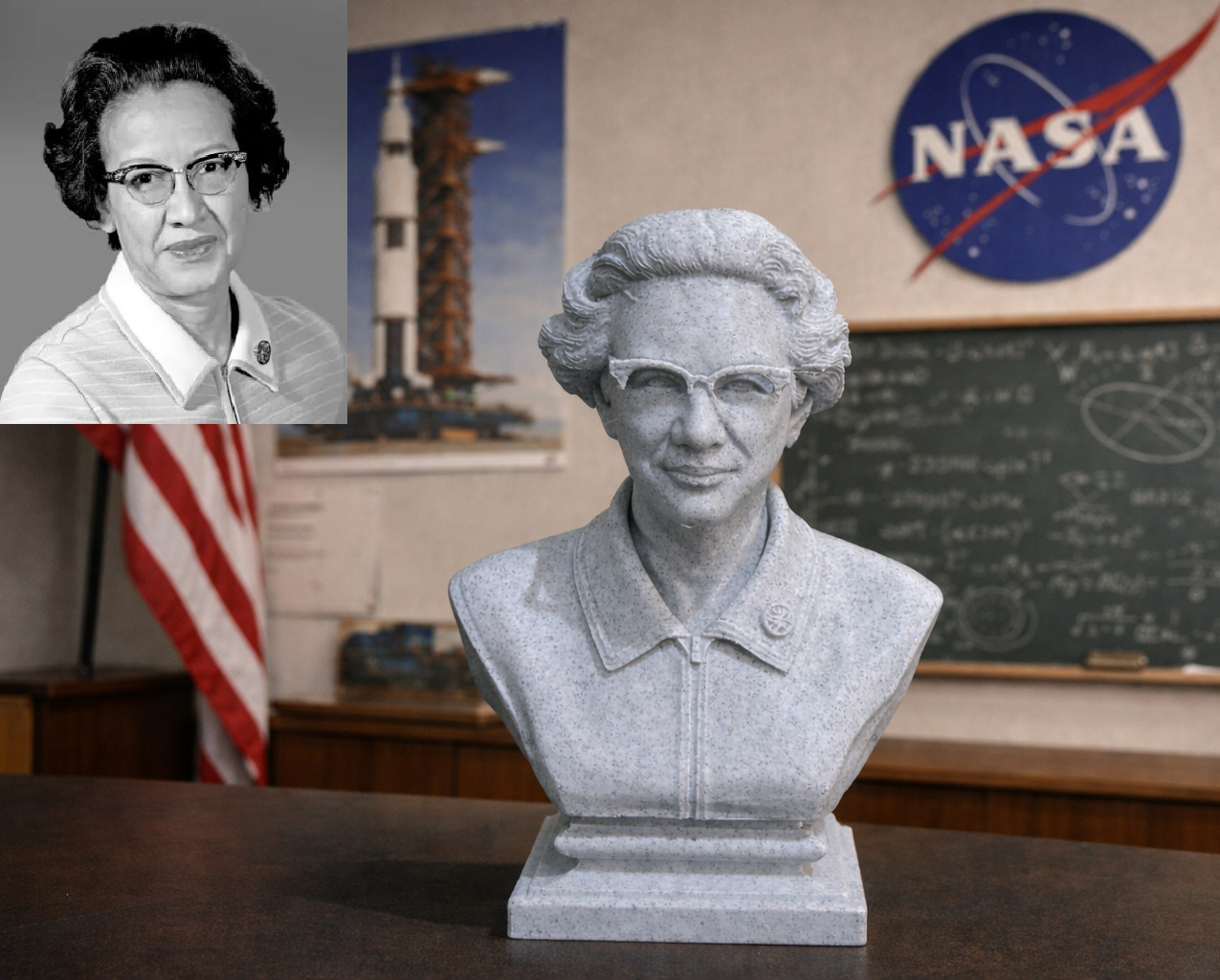Creola Katherine Coleman Johnson — Bust 3D model