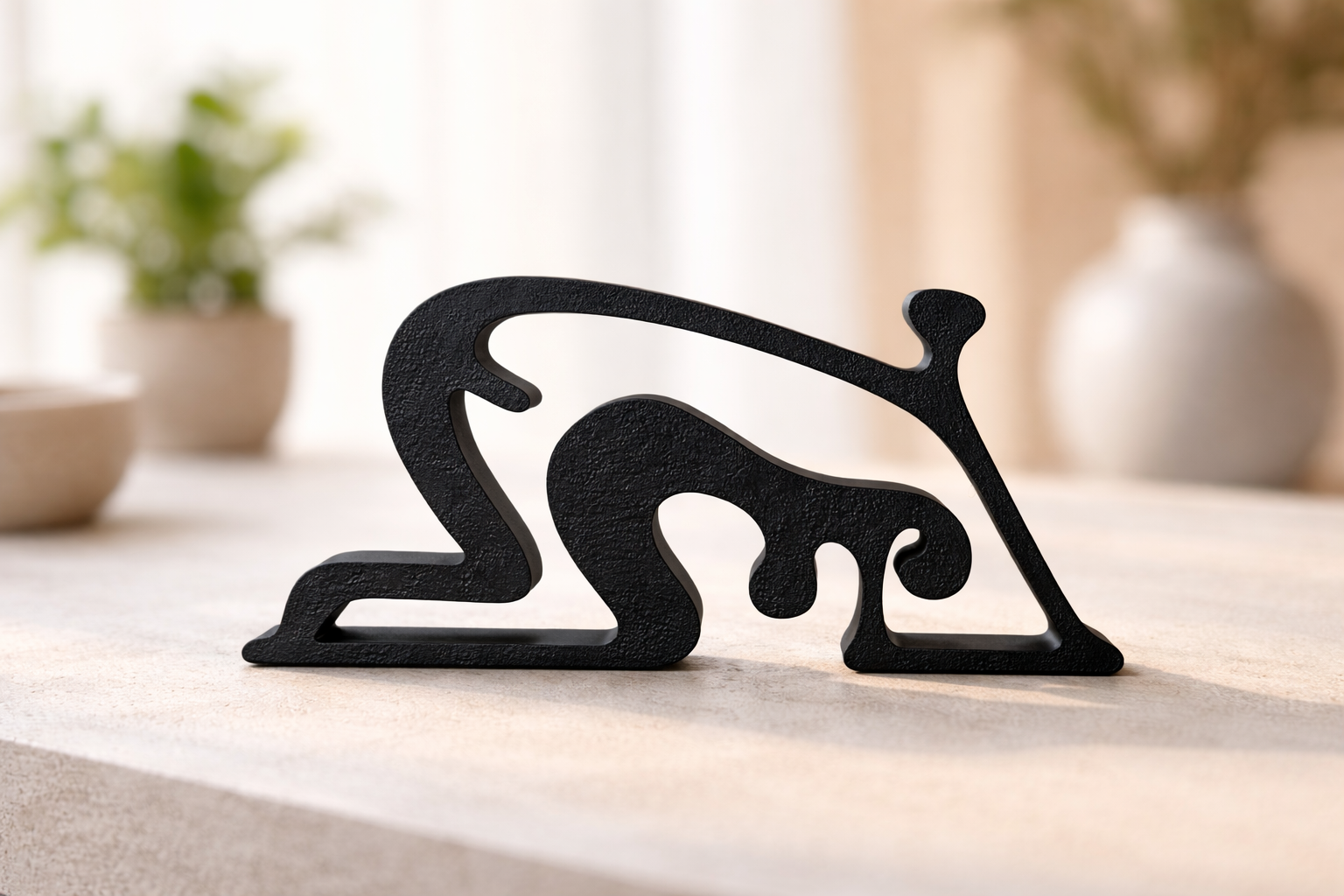 Modern Abstract Couple Statue