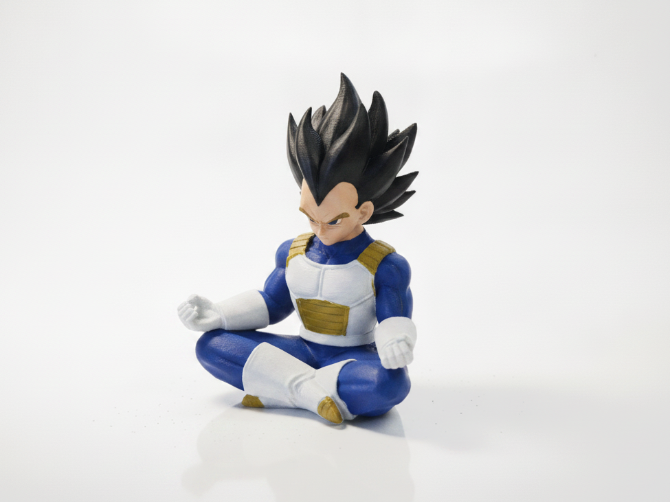 Vegeta Meditating Figurine Anime 3D Printable