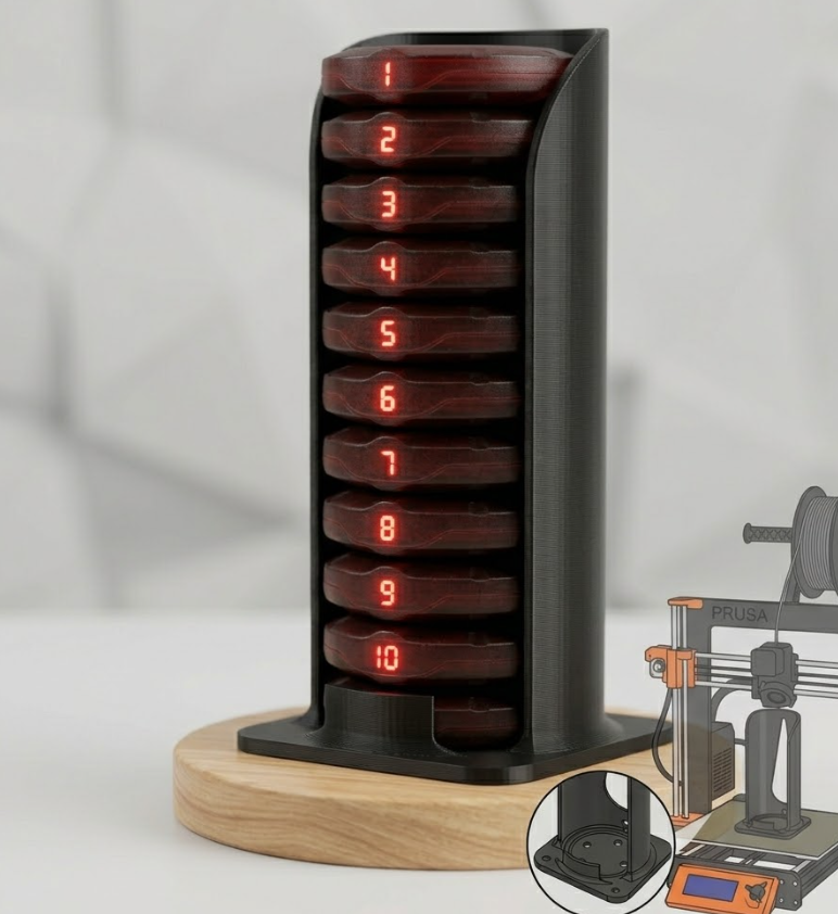 Restaurant Pager Holder / Buzzer Stand Circular Restaurant Pager Dock