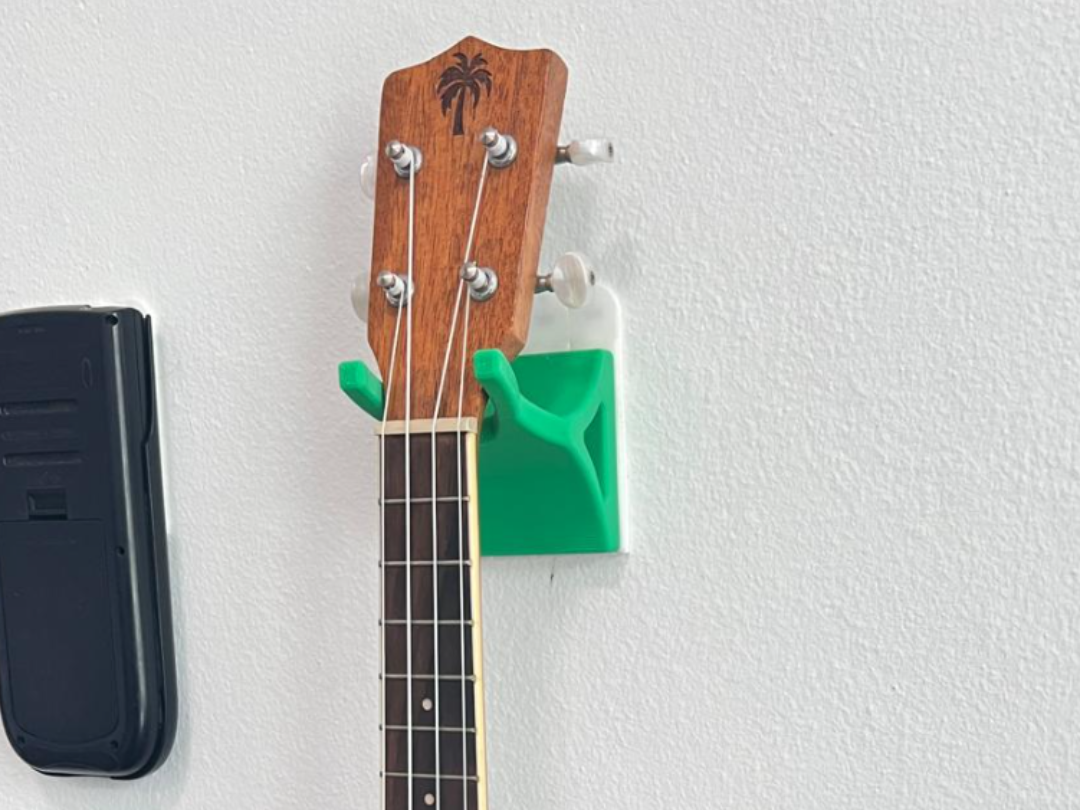 Ukelele Wall Mount (no screws)