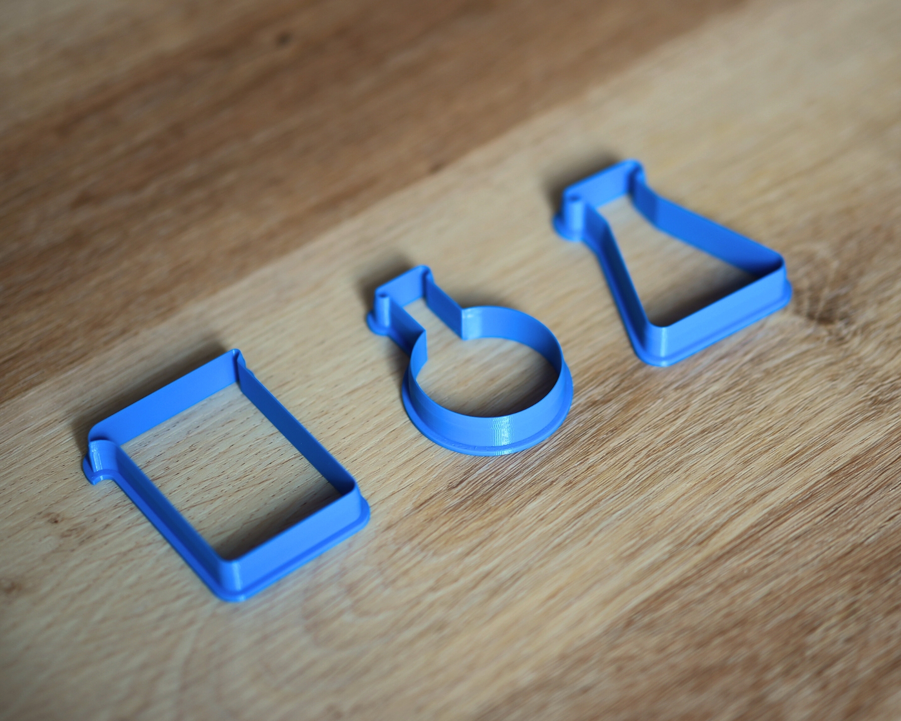 Chemistry flask - cookie cutter