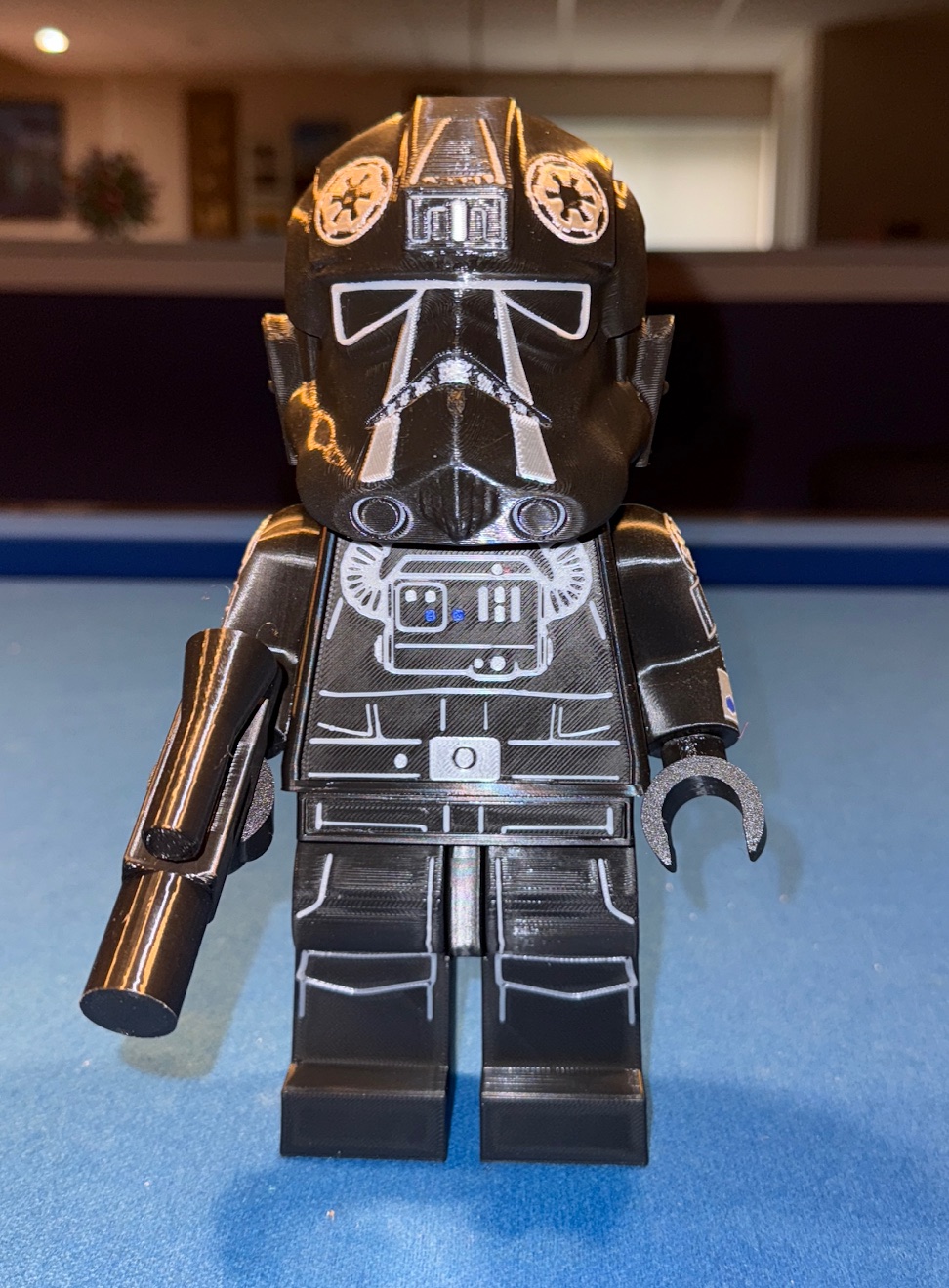 Star Wars Imperial TIE Fighter Pilot Brick MegaFigure (5:1 Scale)