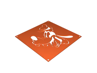 Disney characters stencil Goofy