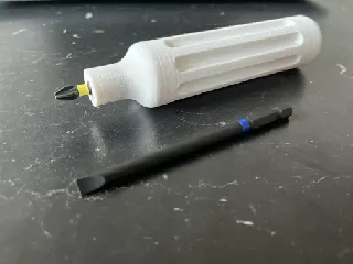 Bit adapter (1/4＂ & 4mm) for Parkside Cardless Screwdriver 4V