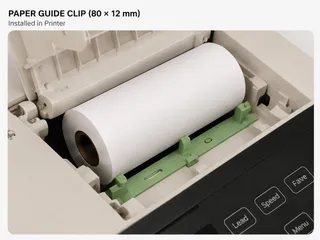 Replacement Paper Guide Bar for Medical Thermal Printer