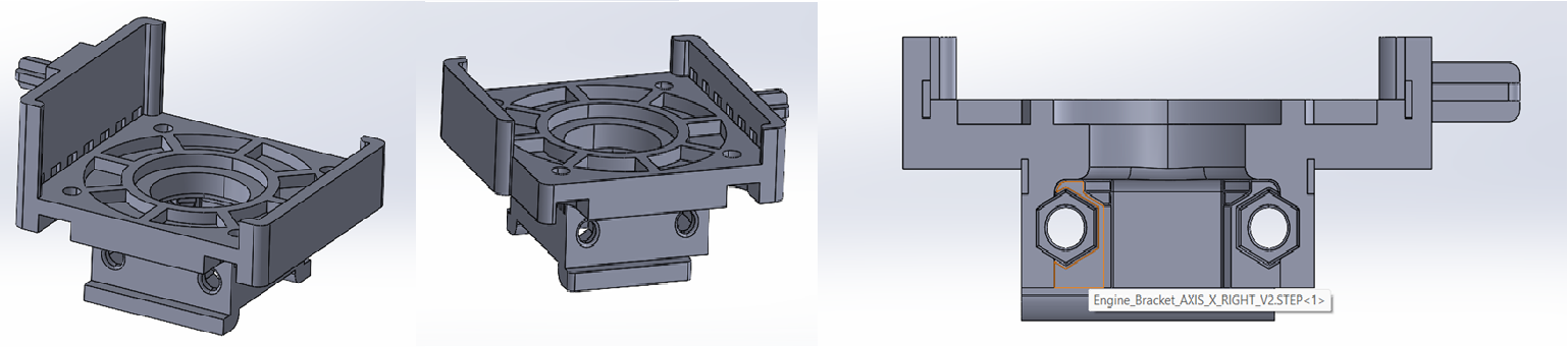 Flashforge ad5x Engine Bracket AXIS X_Y