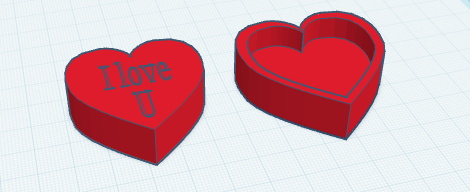 I Love U box